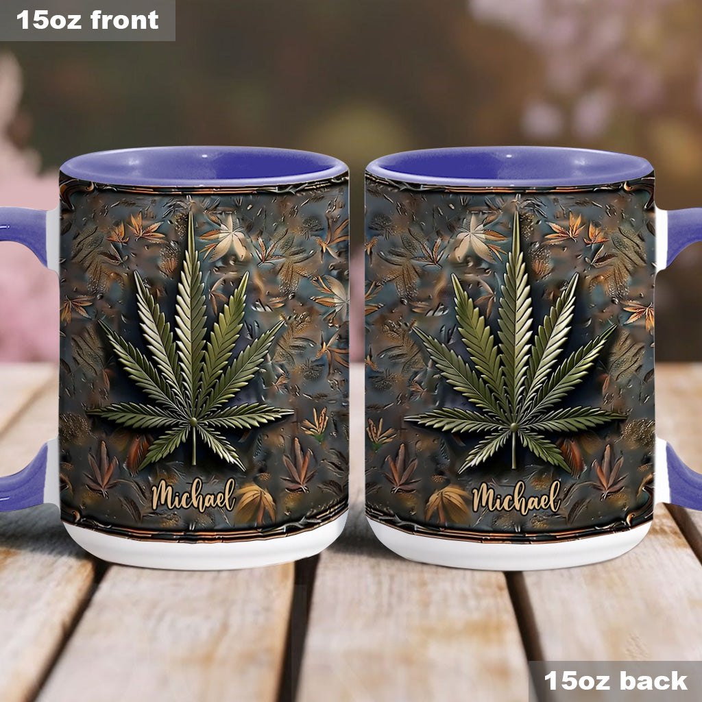 High Life – Personalisierter Becher mit Cannabis-Akzent