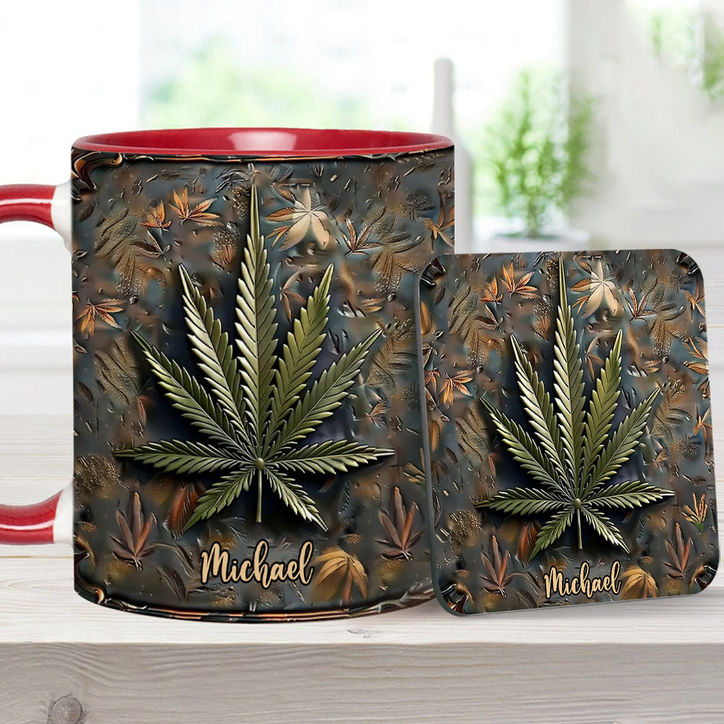 High Life – Personalisierter Becher mit Cannabis-Akzent