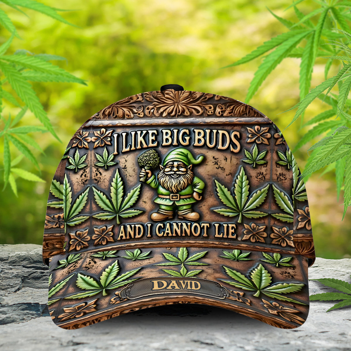 J'aime les grosses têtes - Casquette classique personnalisée pour les amateurs de cannabis