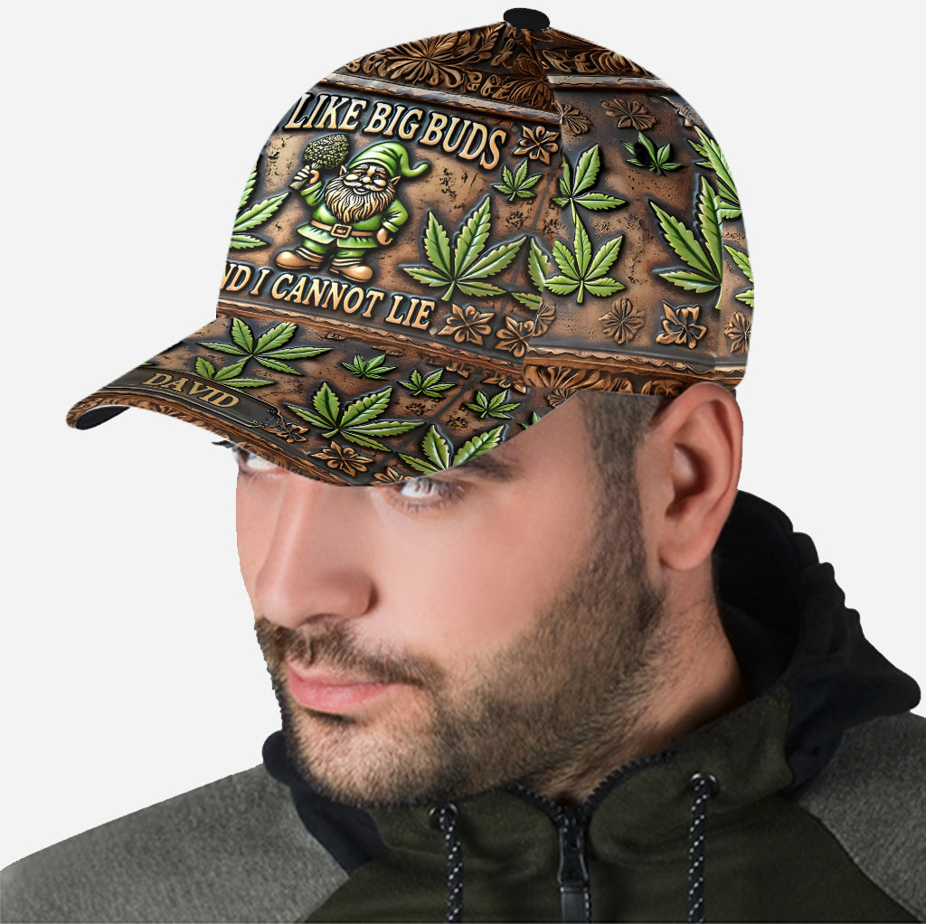 J'aime les grosses têtes - Casquette classique personnalisée pour les amateurs de cannabis