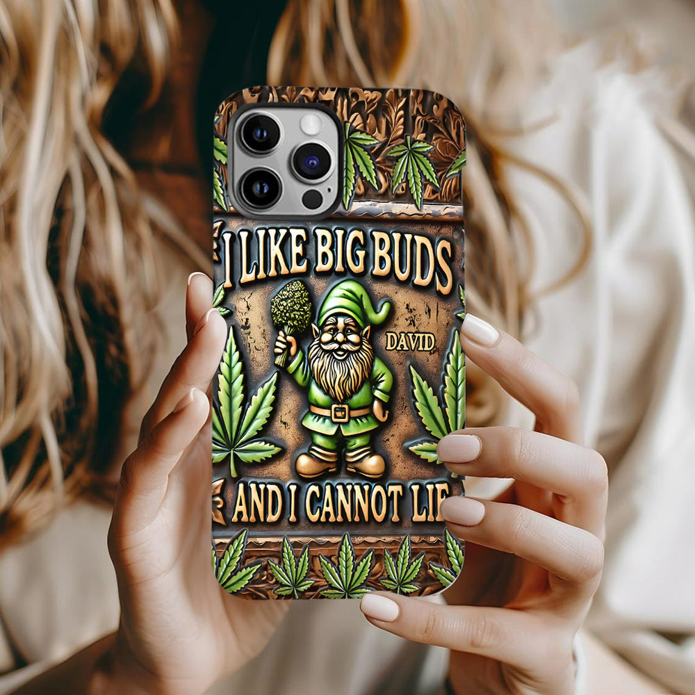 J'aime les grosses têtes - Coque de téléphone personnalisée avec impression intégrale sur le thème du cannabis