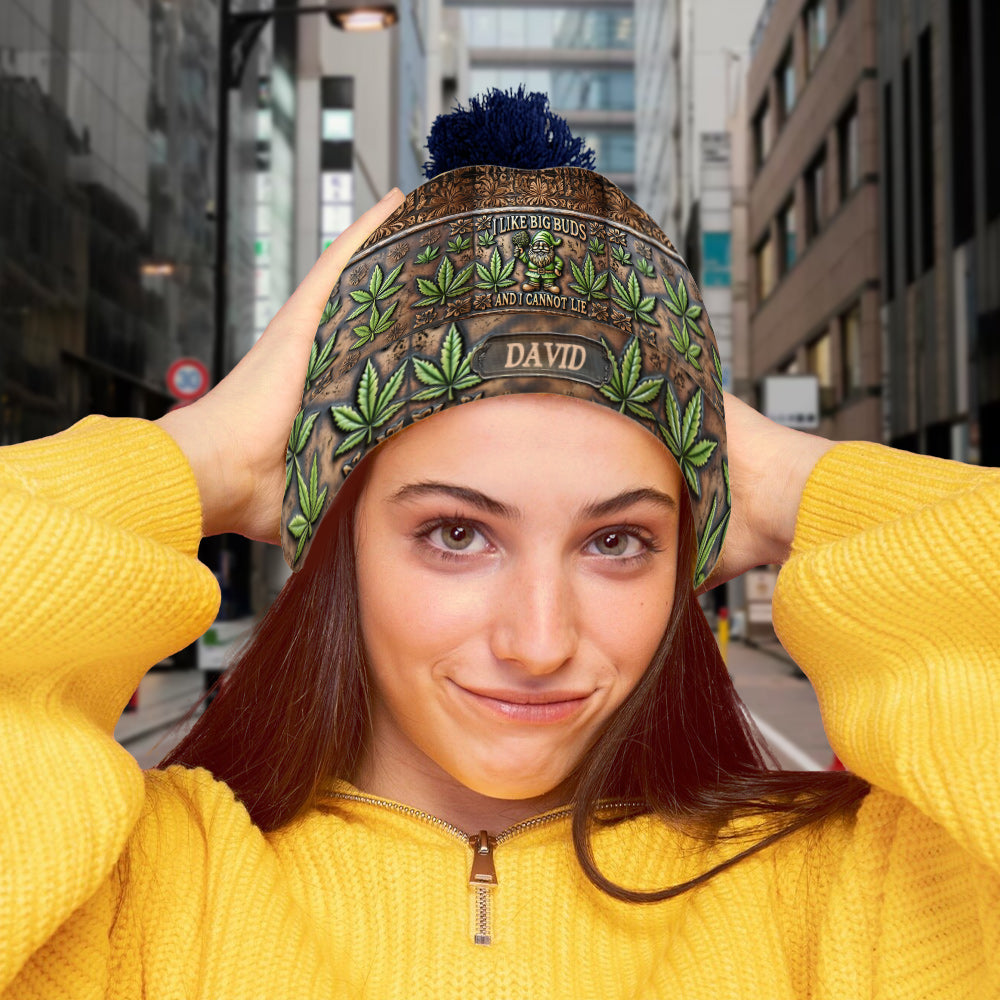 Ich mag große Buds – personalisierte Weed-Mütze