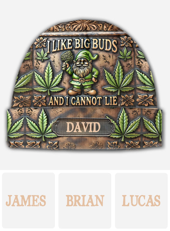 Ich mag große Buds – personalisierte Weed-Mütze