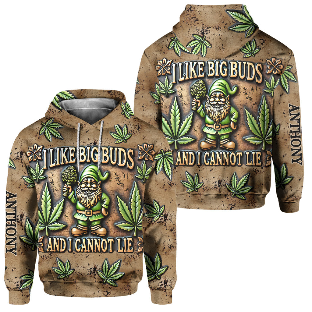 J'aime les grosses têtes - Sweat à capuche et pantalon de survêtement personnalisés sur le thème du cannabis