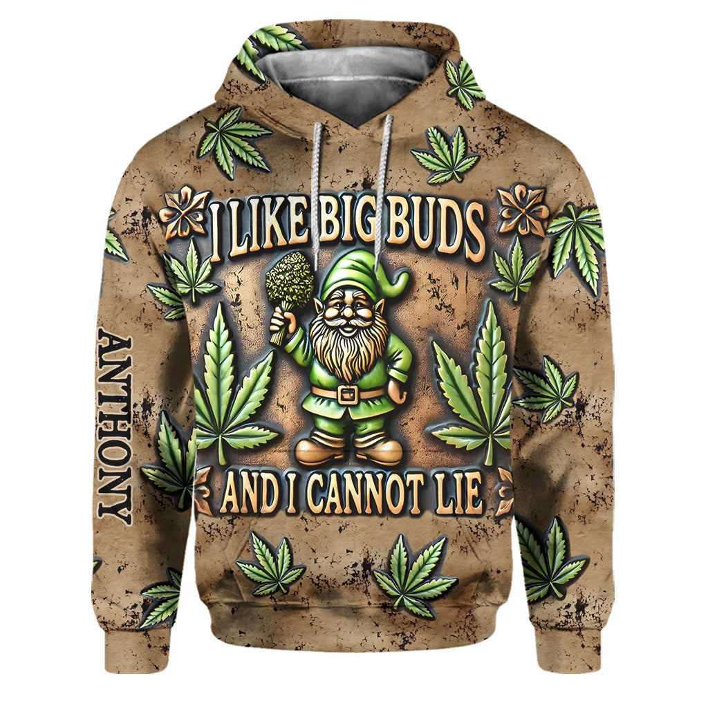 J'aime les grosses têtes - Sweat à capuche et pantalon de survêtement personnalisés sur le thème du cannabis