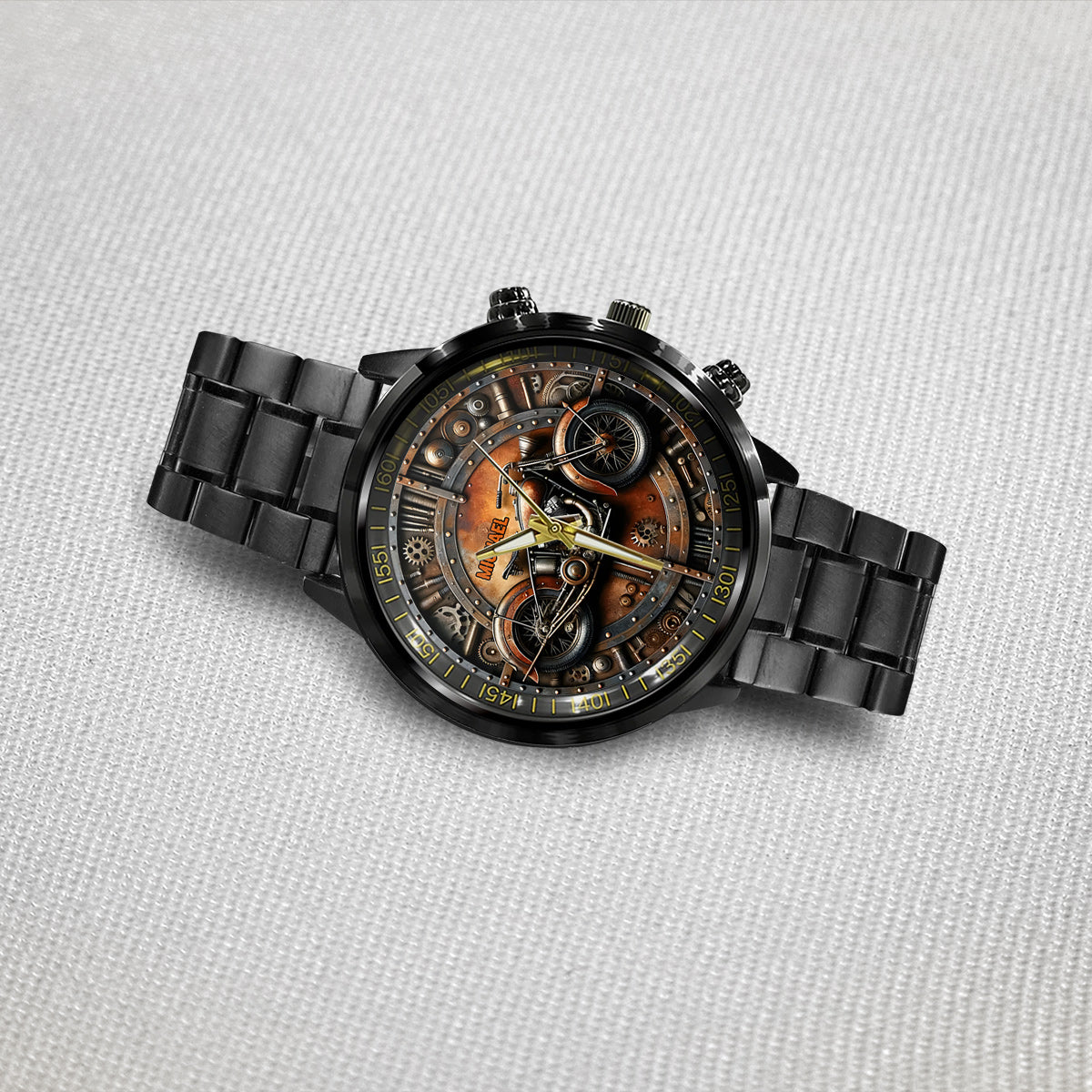 Il est temps de rouler - Montre-bracelet personnalisée pour motard