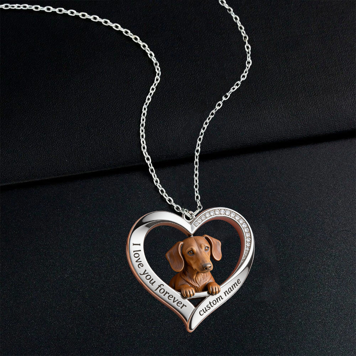 Personalisierter Welsh Corgi Metallanhänger - Aus jedem Foto