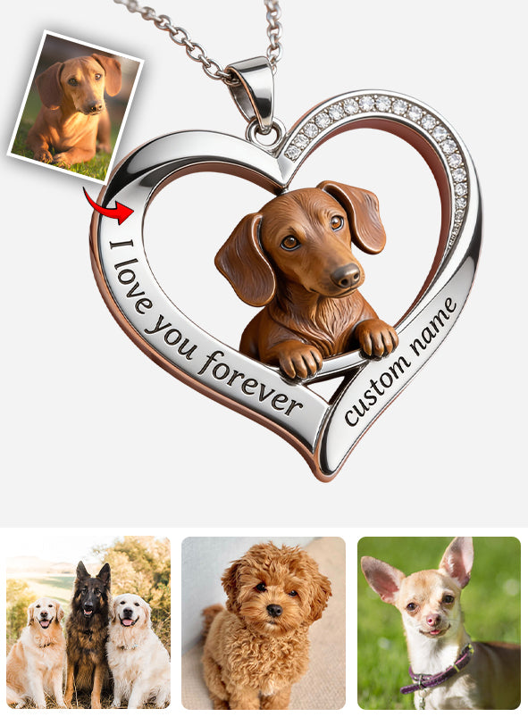 Personalisierter Welsh Corgi Metallanhänger - Aus jedem Foto