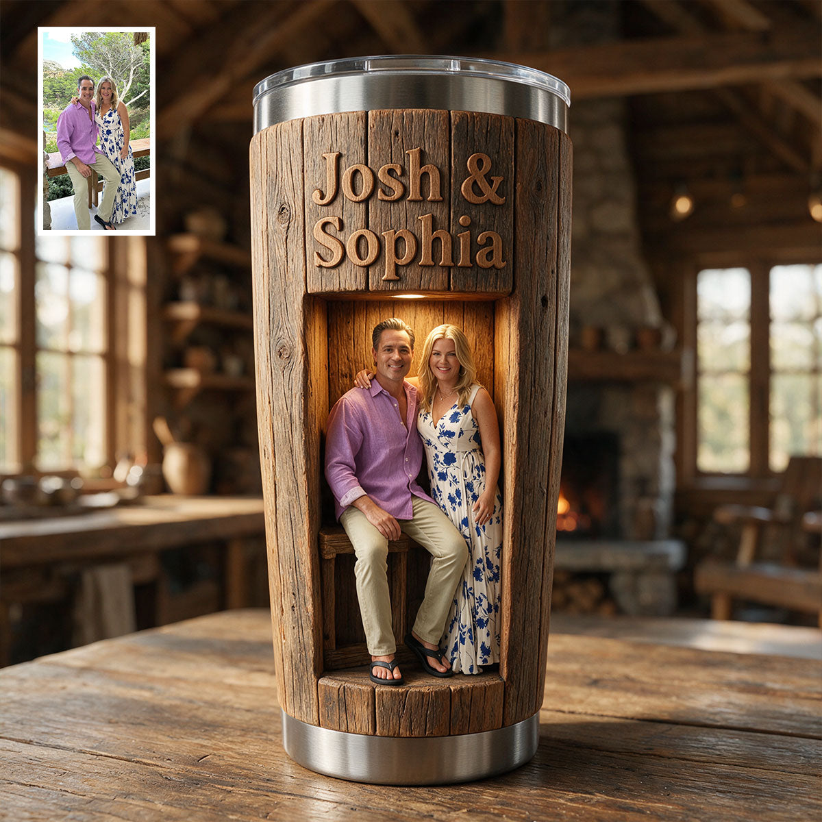 Personalized 'You & Me We Got This' Loving Elderly Black Couple Tumbler - Thoughtful Anniversary Gift for Longtime Married Partners