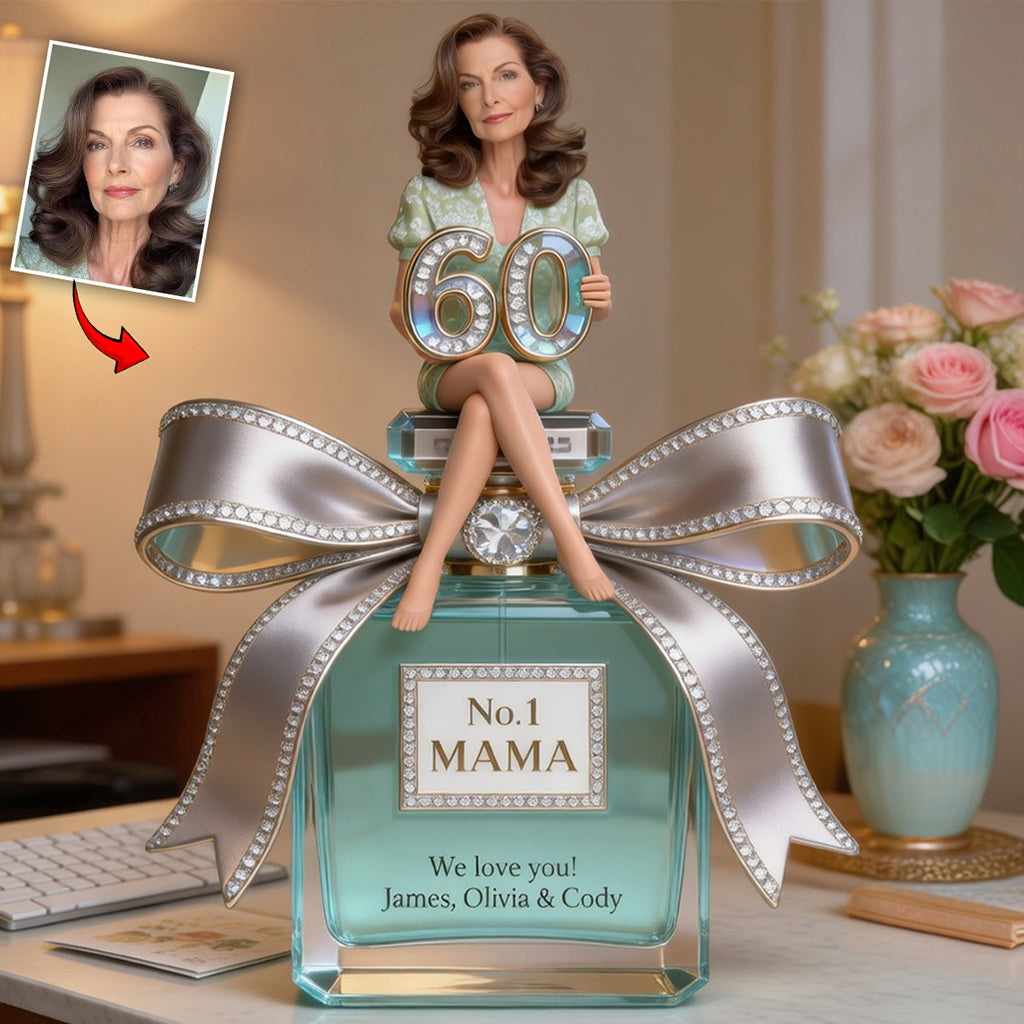 Custom Personalized Young Woman 25th Birthday Shaped Acrylic Plaque, Unique Keepsake Gift for Her Desk and Home Decor