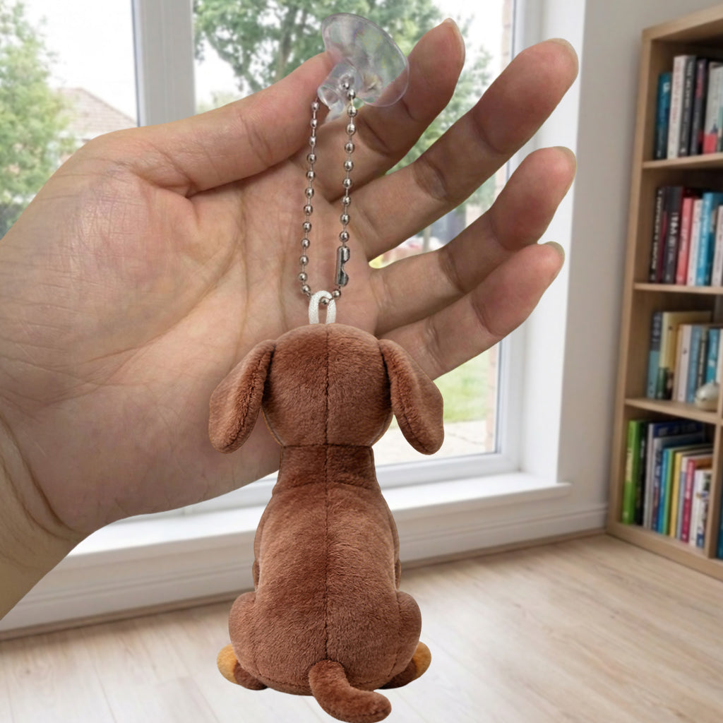 Personalisierter Flauschiger Lockiger Pudel Plüsch Schlüsselanhänger - Individuelles Geschenk für Hundeliebhaber