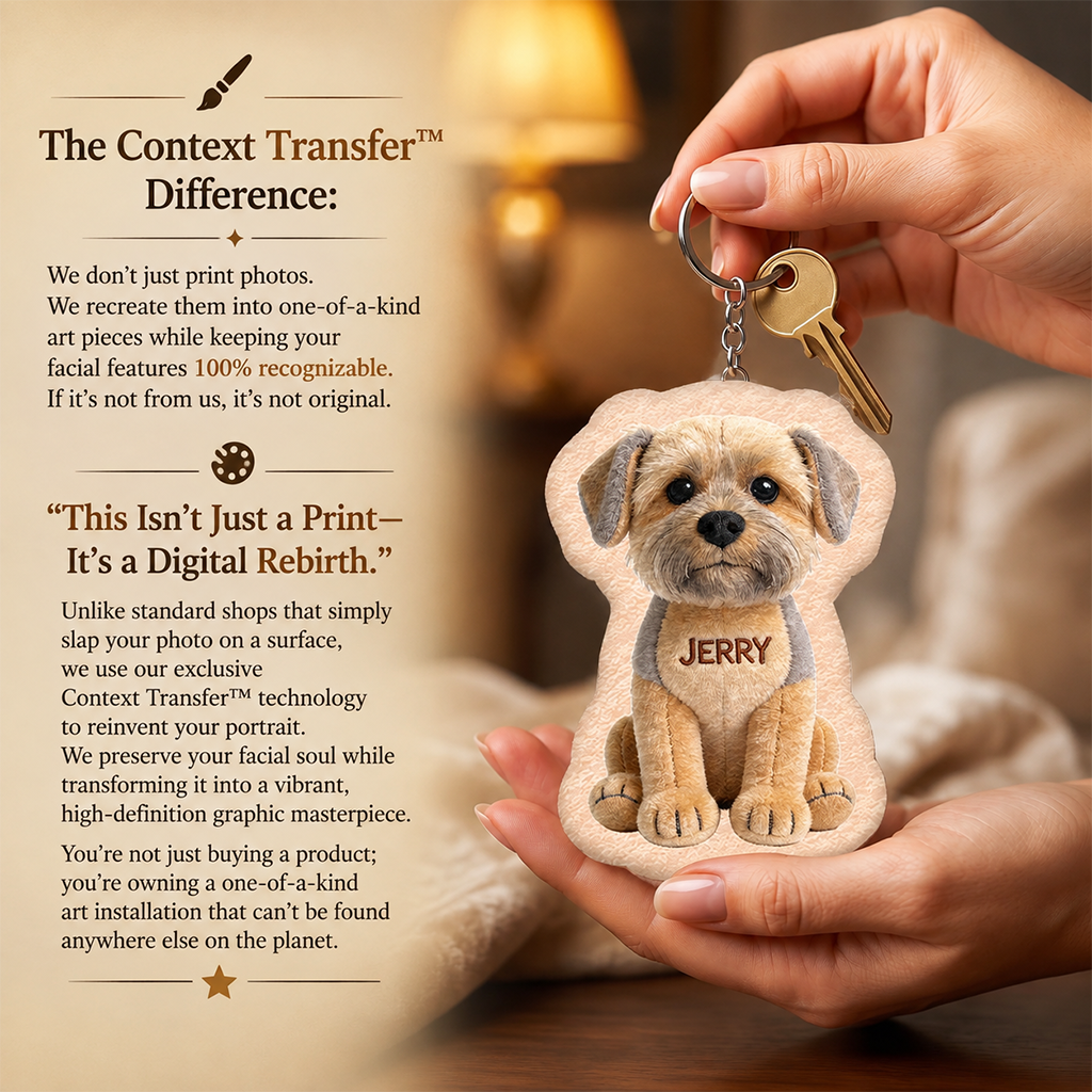 Immer an meiner Seite Personalisierter Sitzender Deutscher Schäferhund Plüsch Schlüsselanhänger, Individuelles Geschenk für Hundeliebhaber