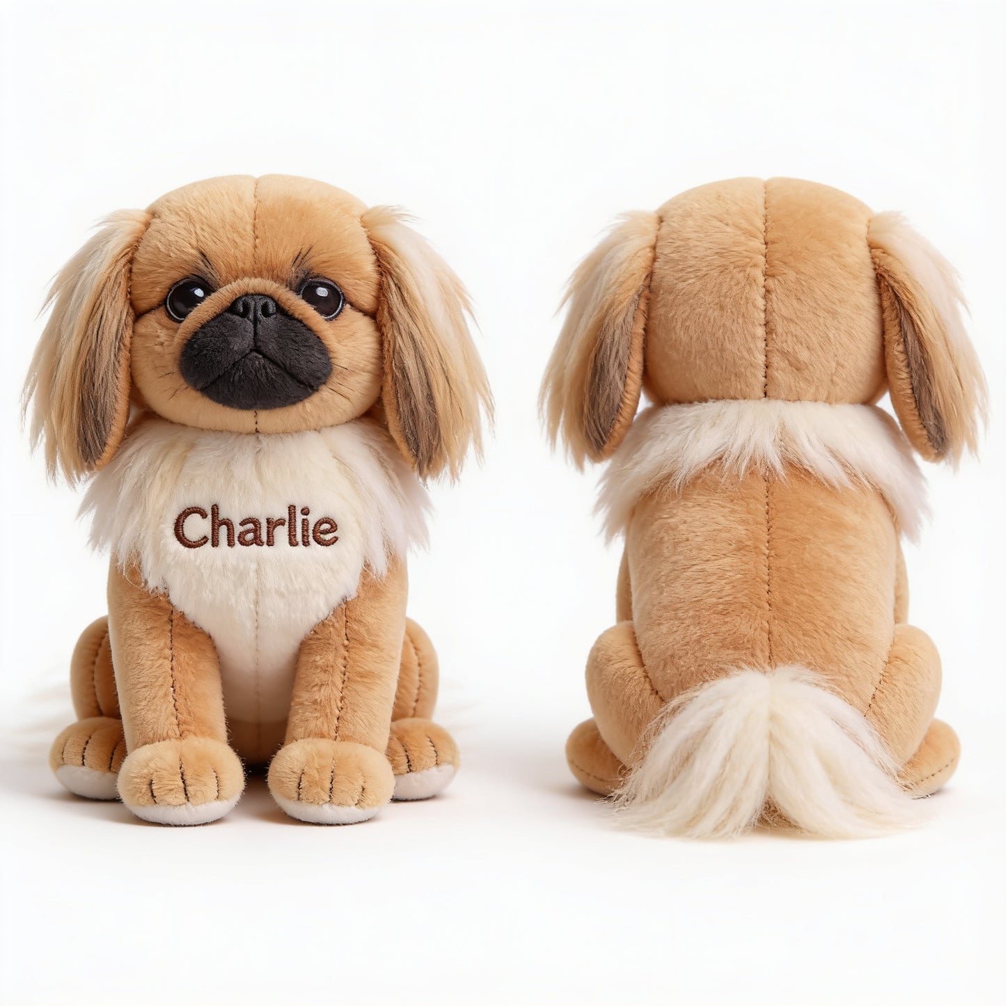 Porte-clés en peluche Shih Tzu personnalisé - Cadeau sur mesure pour amoureux des chiens