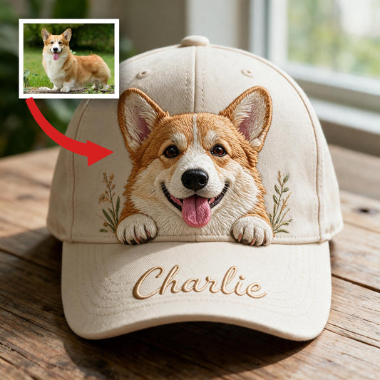Casquette classique personnalisée Corgi gallois, cadeau brodé pour les amoureux de Corgis