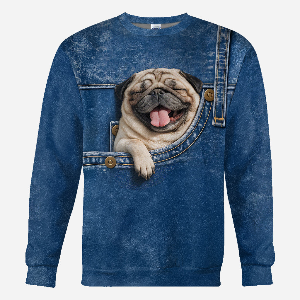 Personalized Mini Black and Tan Dachshund Puppy Pocket Hoodie, Perfect Gift For Dachshund Pet Owners