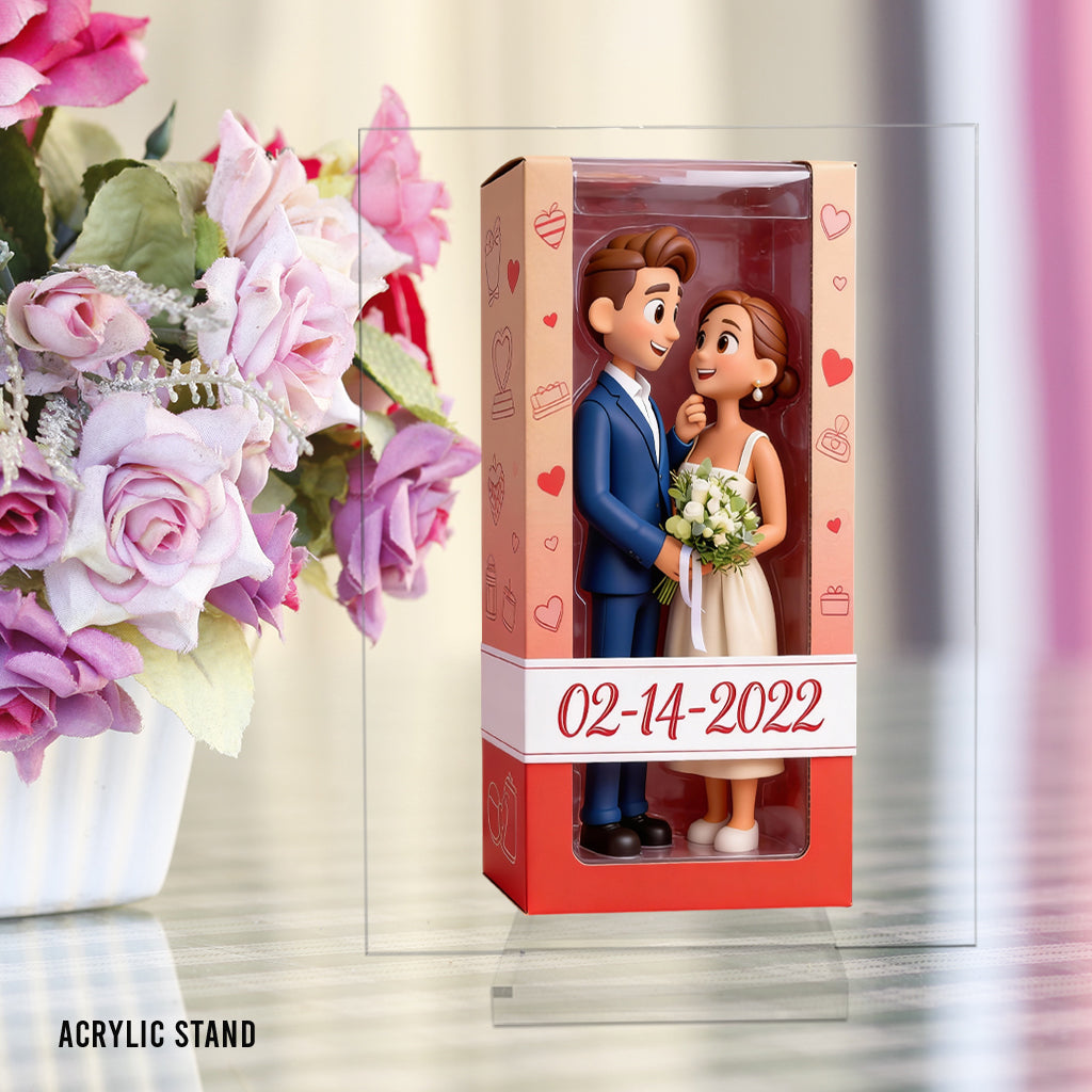 Personalized Romantic Black Couple Custom Shaped Acrylic Plaque | Naughty Valentine Anniversary Gift for Partner Desk Home Decor