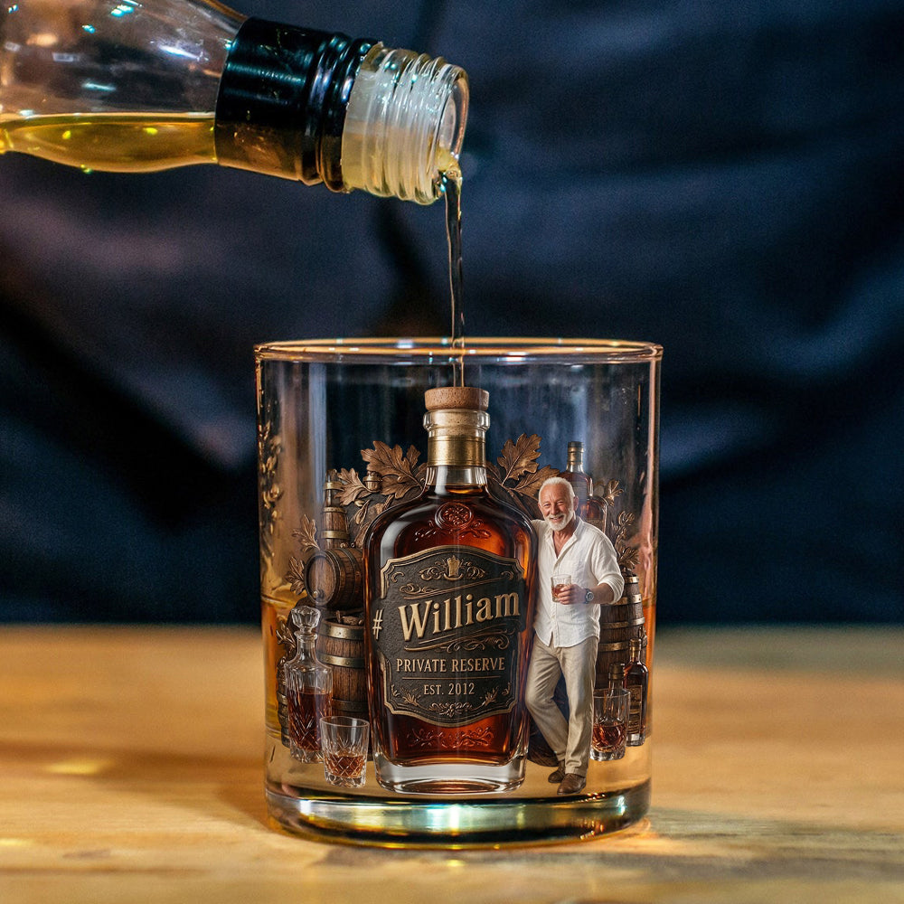 Personalized Older Whiskey Lover Whiskey Glass Bourbon Gift for Latina Men