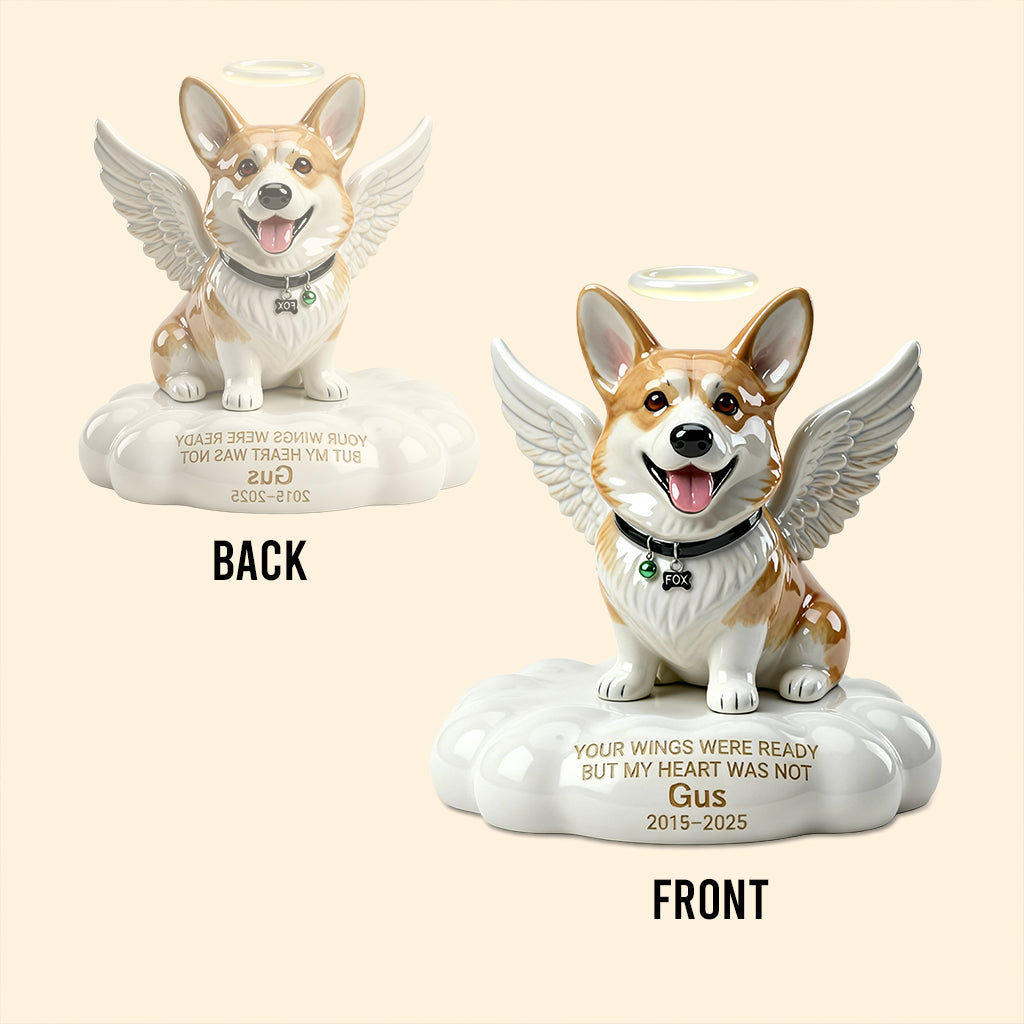 Custom Photo Angel Shih Tzu Memorial Custom Shaped Acrylic Plaque Pet Loss Gift