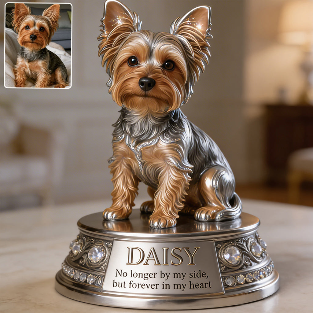 Personalized Winged Tan Chihuahua Custom Shaped Acrylic Plaque Pet Memorial Gift