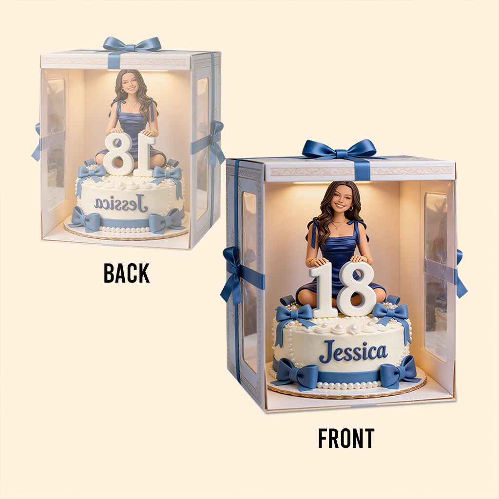 Personalized 50th Birthday Senior Latina Woman Custom Shaped Acrylic Plaque
