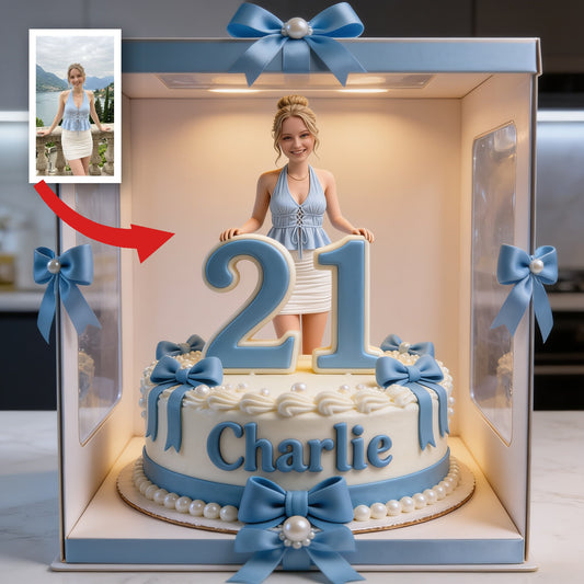 Plaque Acrylique Personnalisée pour le 21ème Anniversaire Femme