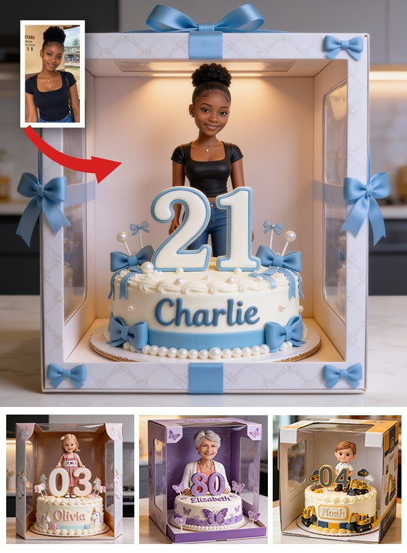 Personalized 21st Birthday Black Woman Custom Shaped Acrylic Plaque Gift