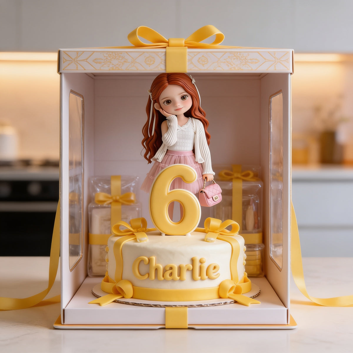Personalized Birthday Little Latina Girl Custom Shaped Acrylic Plaque, Daughter Granddaughter Gift