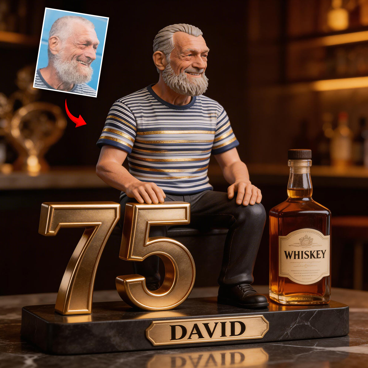 Personalized 21st Birthday Latino Man Custom Shaped Acrylic Plaque Gift for Him