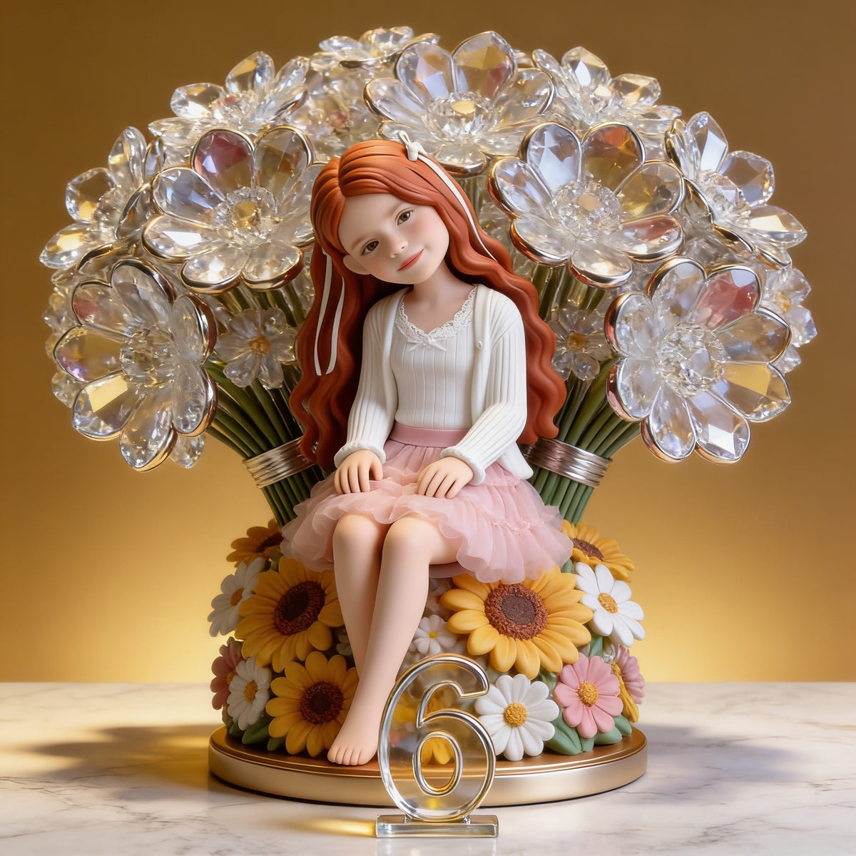 Plaque Acrylique Personnalisée Anniversaire Fille Latina Cadeau
