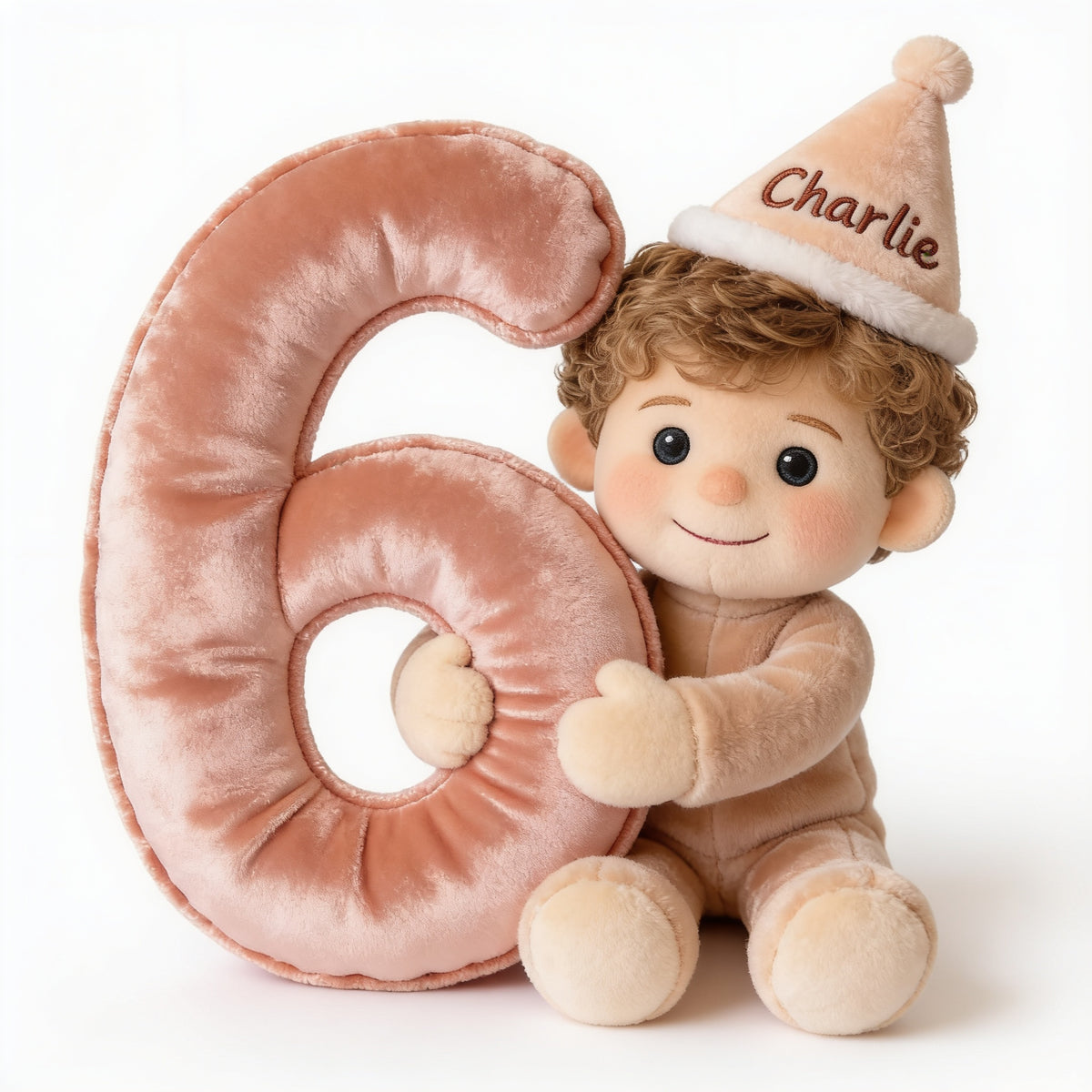 Personalized Birthday Latino Little Boy Fur Pillow Kids Gift