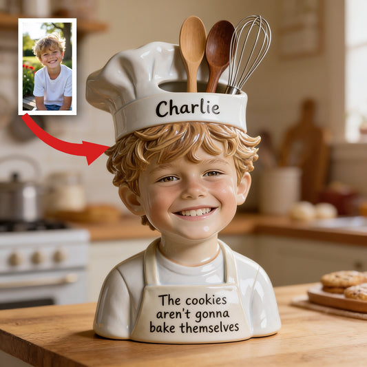 Personalisierter Koch-Acryltopf für kleine Jungen - Geschenk für Sohn oder Enkel