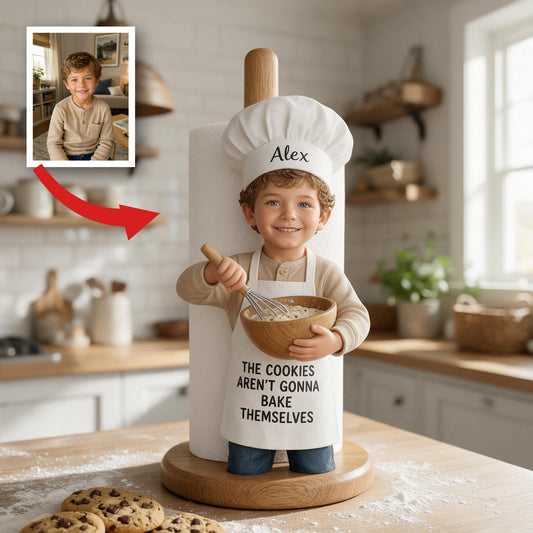 Support de Serviettes en Papier Personnalisé Petit Chef Latino