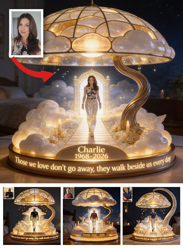 Lampe de Nuit LED Acrylique Personnalisée en Mémoire pour Femme Âgée