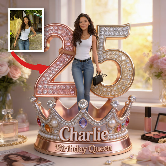 Plaque Acrylique Personnalisée Anniversaire Femme Latina Cadeau