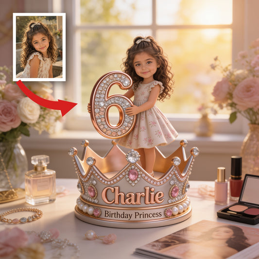 Plaque Acrylique Personnalisée Anniversaire Petite Fille Latina