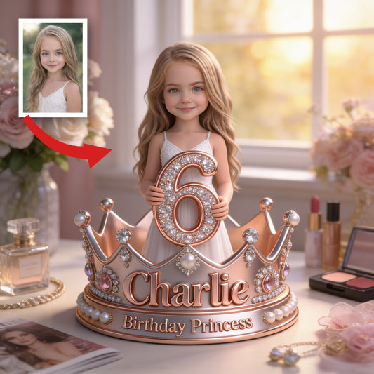 Plaque Acrylique Personnalisée Anniversaire Petite Fille Cadeau Fille Petite-Fille Nièce