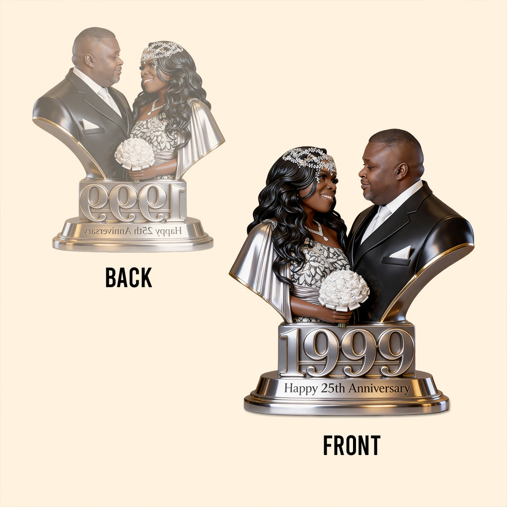 Personalized 5th Anniversary Latino Couple Custom Shaped Acrylic Plaque 2021 Keepsake Gift