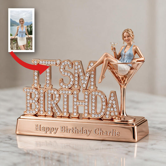Plaque Acrylique Personnalisée pour le 21ème Anniversaire Femme