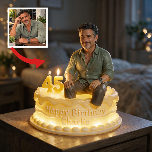 Lampe de Nuit LED Acrylique Personnalisée pour 50e Anniversaire