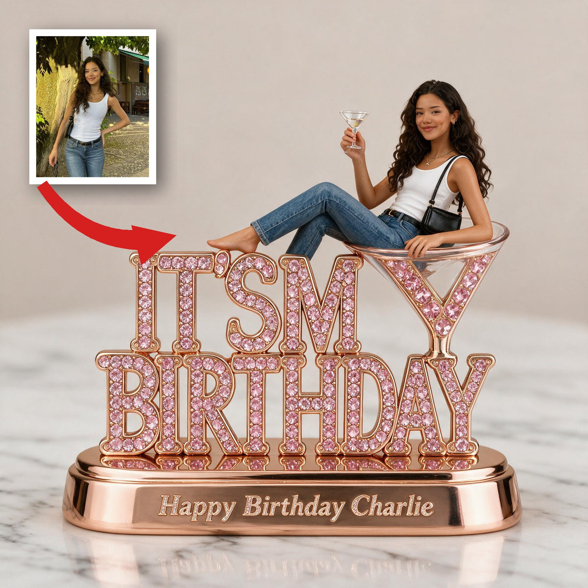 Personalized 21st Birthday Latina Woman Acrylic Plaque Birthday Gift