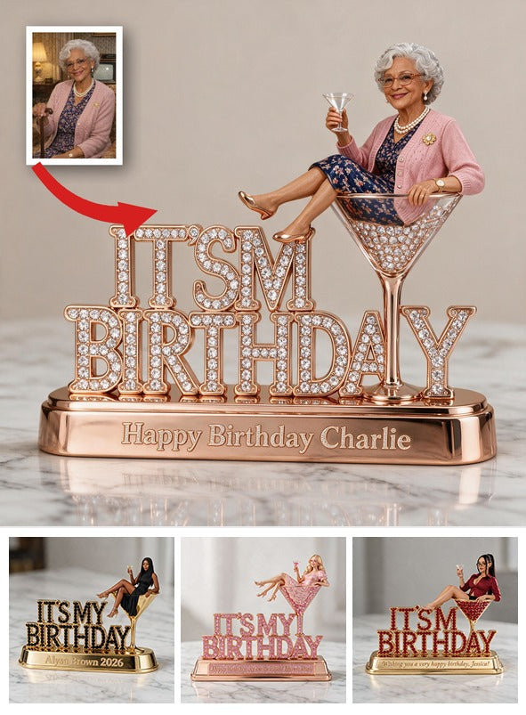 Personalized 70th Birthday Older Black Woman Acrylic Plaque Gift for Mom Grandma Wife