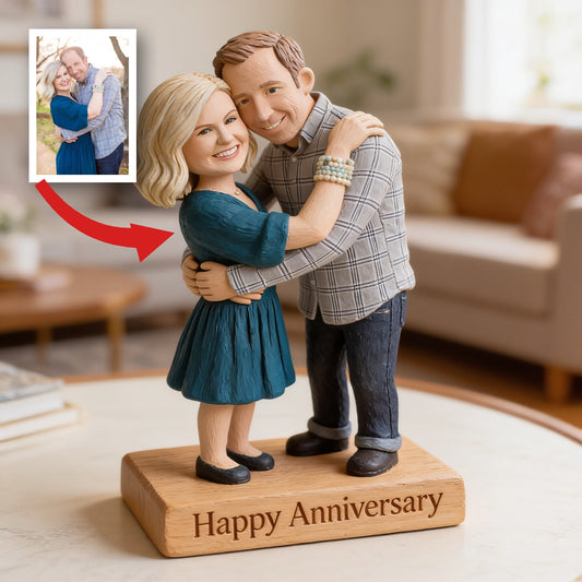 Plaque Acrylique Personnalisée 30e Anniversaire 1996 Couple d'Âge Moyen