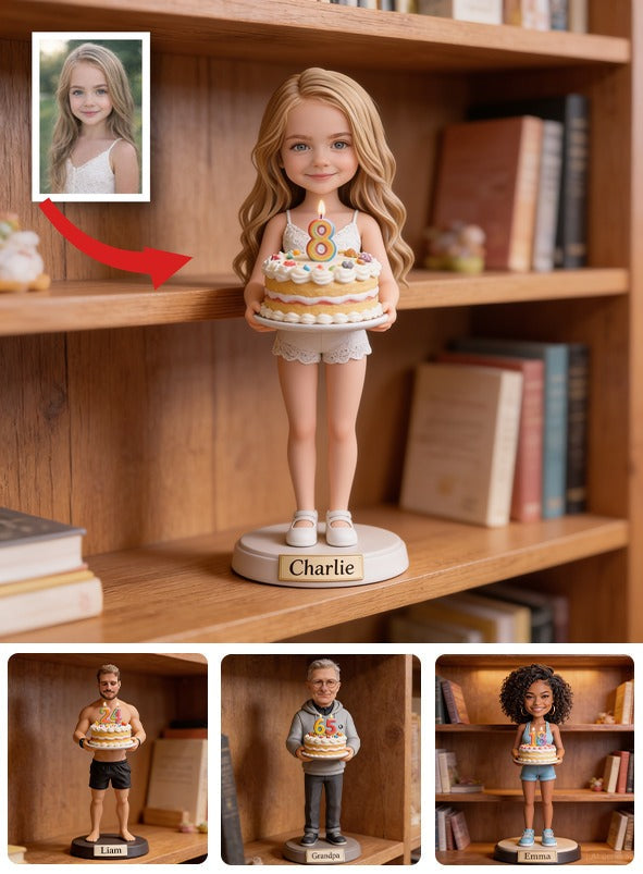 Personalized 8th Birthday Little Girl Custom Shaped Acrylic Plaque Daughter Granddaughter Niece Gift