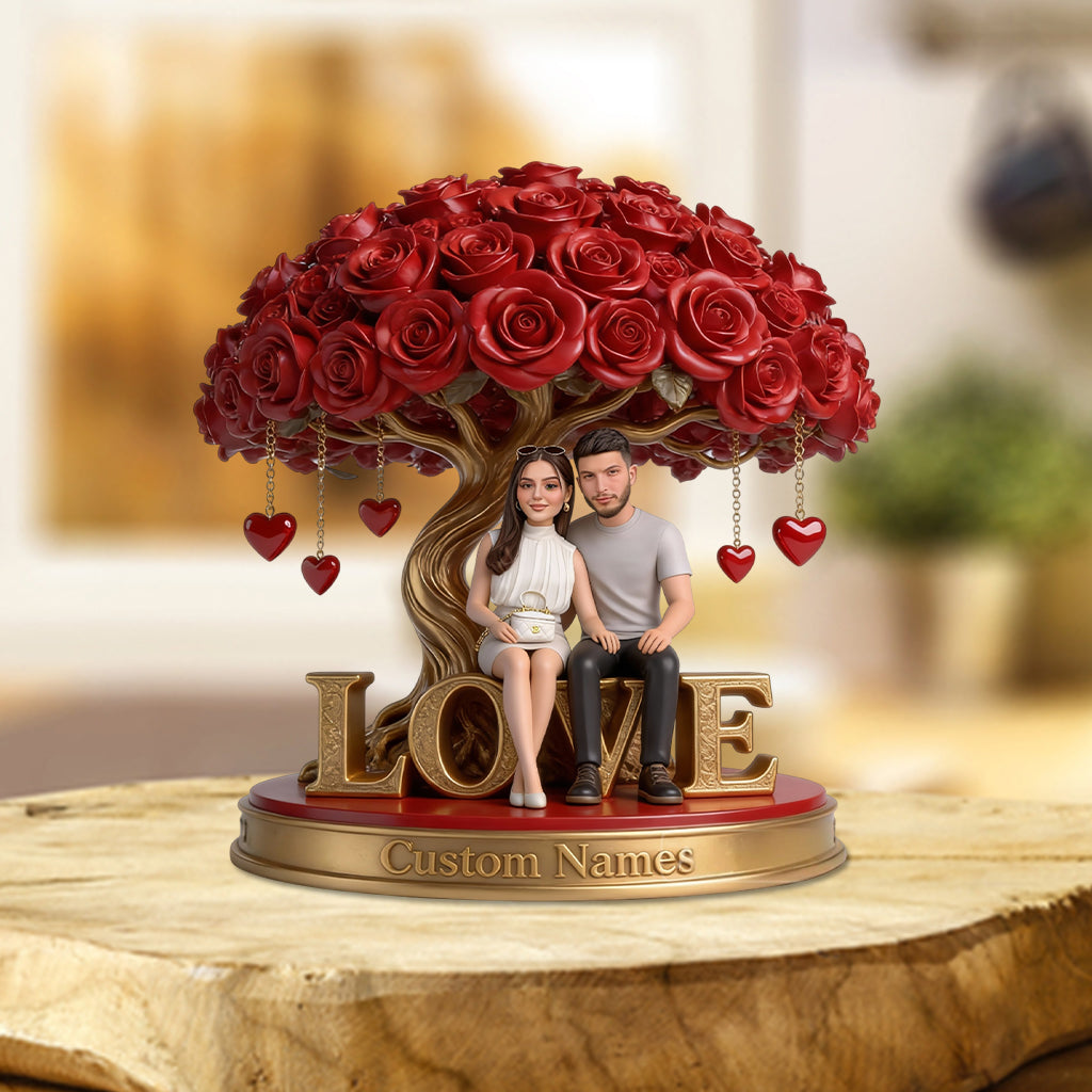 Custom Photo Wedding Couple Shaped Acrylic Plaque Romantic Wedding Gift