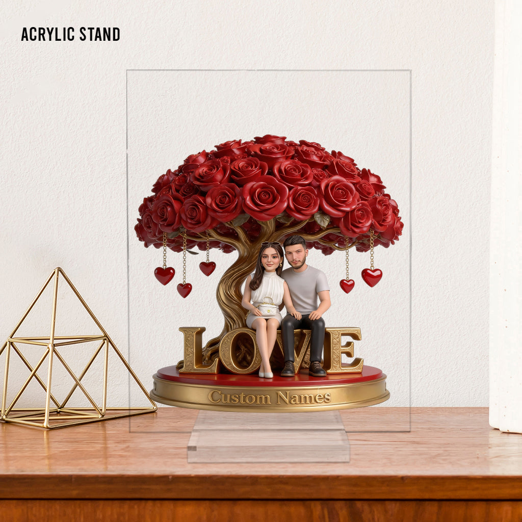 Custom Photo Wedding Couple Shaped Acrylic Plaque Romantic Wedding Gift