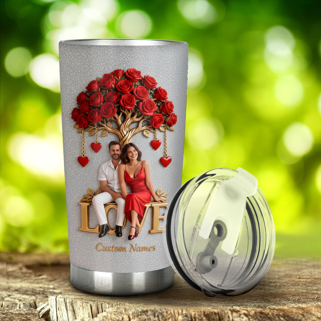 Personalized Wedding Latino Couple Tumbler - Husband Wife Love Gift