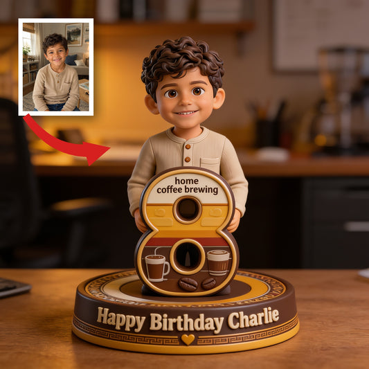 Figurine 3D Latino Personnalisée pour Anniversaire, Cadeau Sur Mesure pour Fils, Petit-fils, Neveu