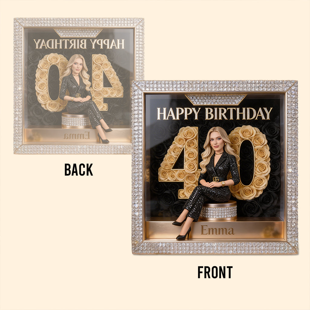 Personalized 25th Birthday Latina Woman Custom Shaped Acrylic Plaque Gift for Her