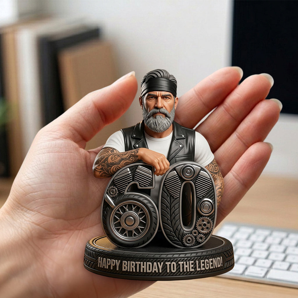 Personalized 25th Birthday Latino Man 3D Figurine Gift for Him