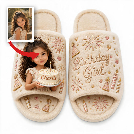Personalisierte Geburtstag Latina Mädchen Pantoffeln, Geschenk für Tochter Enkelin Nichte